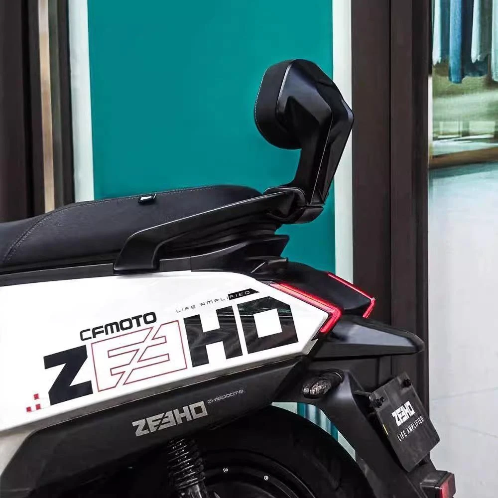 极核4/5电摩电自靠背铝合金直上加厚靠垫铝合金改装件