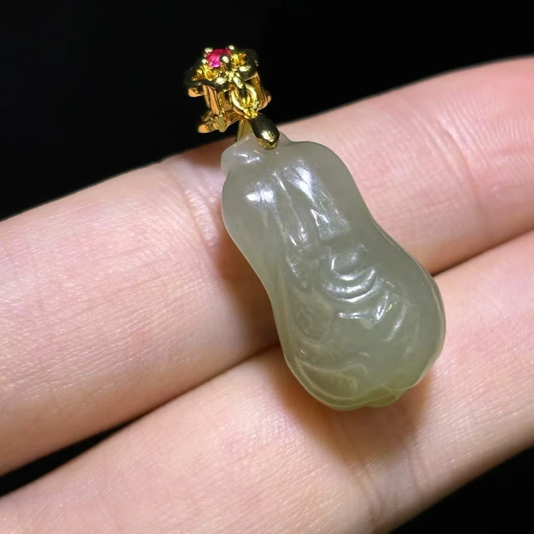 面面来财珠宝H4758-和田玉白菜-配链
