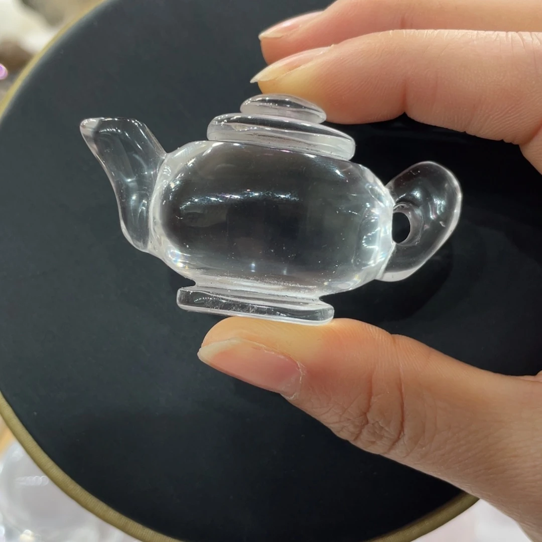 水晶摆件把把壶未镶嵌