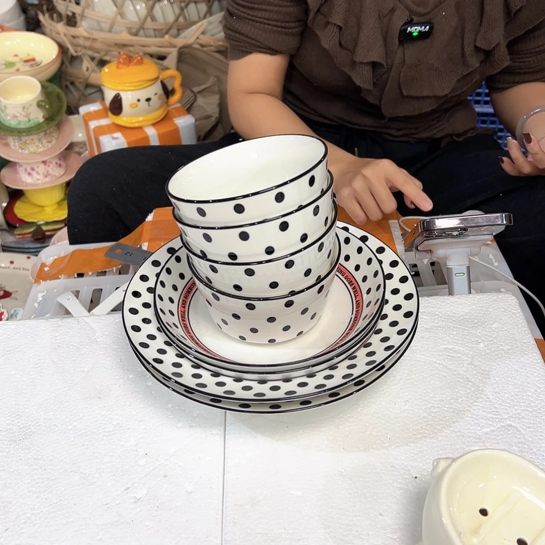 潮州陶瓷工厂微瑕8件套