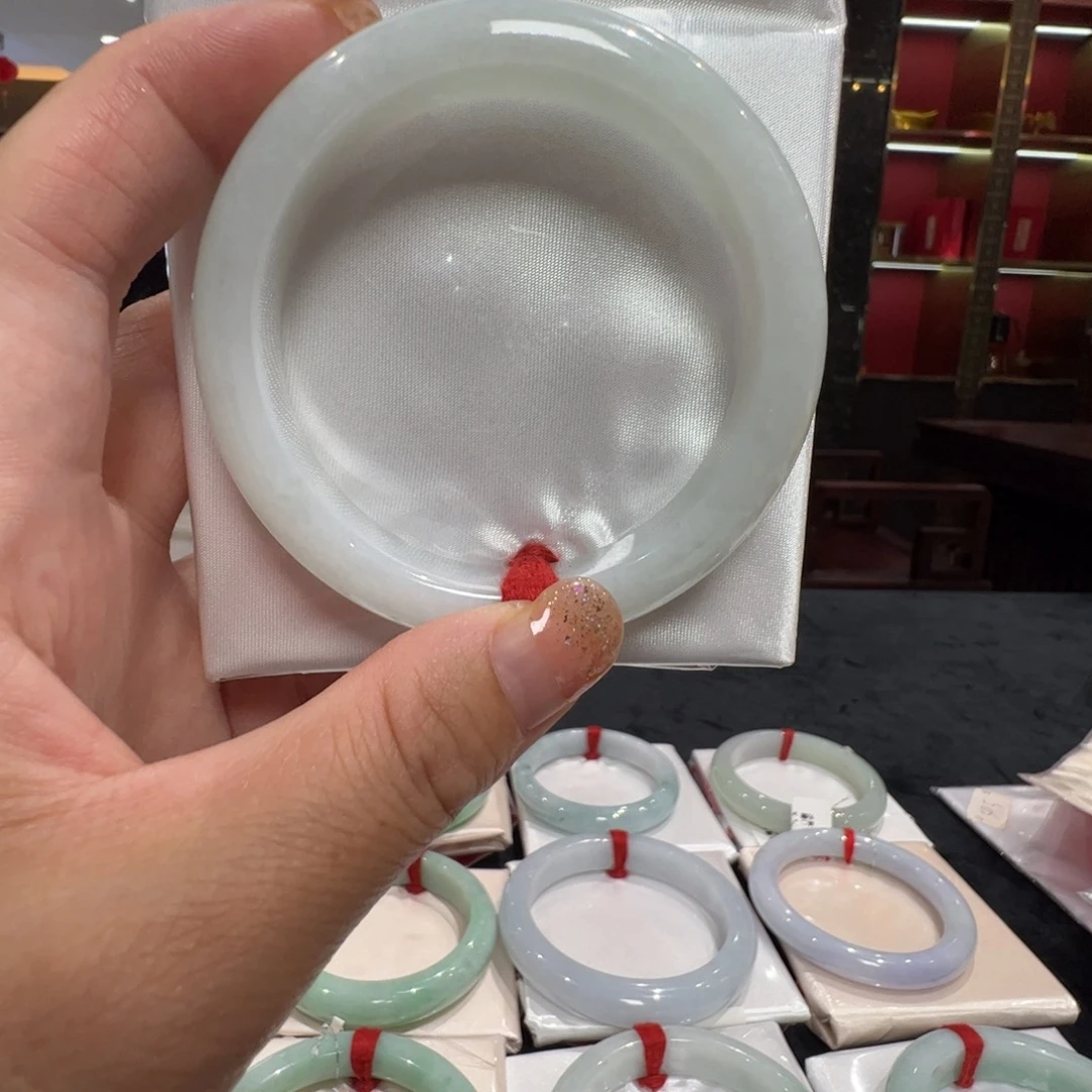 未镶嵌手镯翡翠晴底53.5