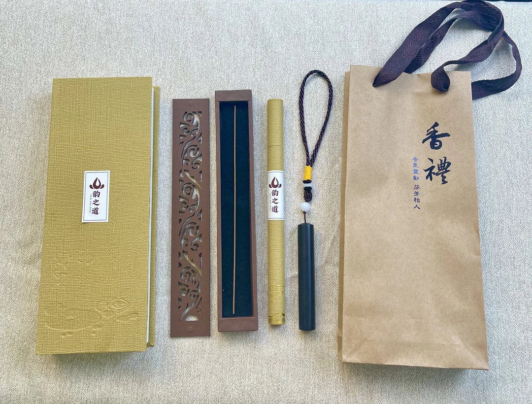 韵之道定制线香，学员专属用香，纯天然无添加