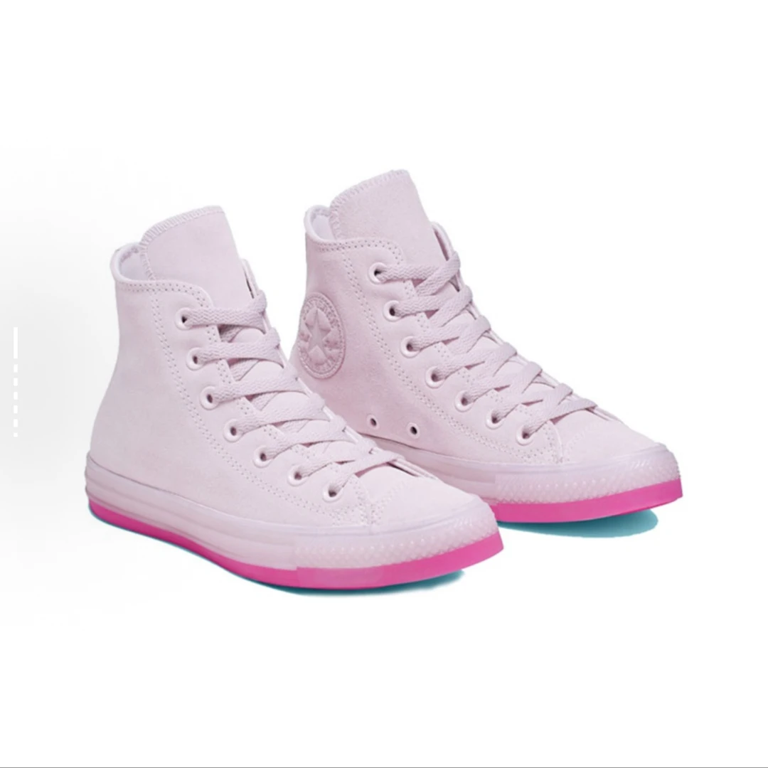 Converse 经典百搭 防滑耐磨 高帮 帆布鞋 166139C