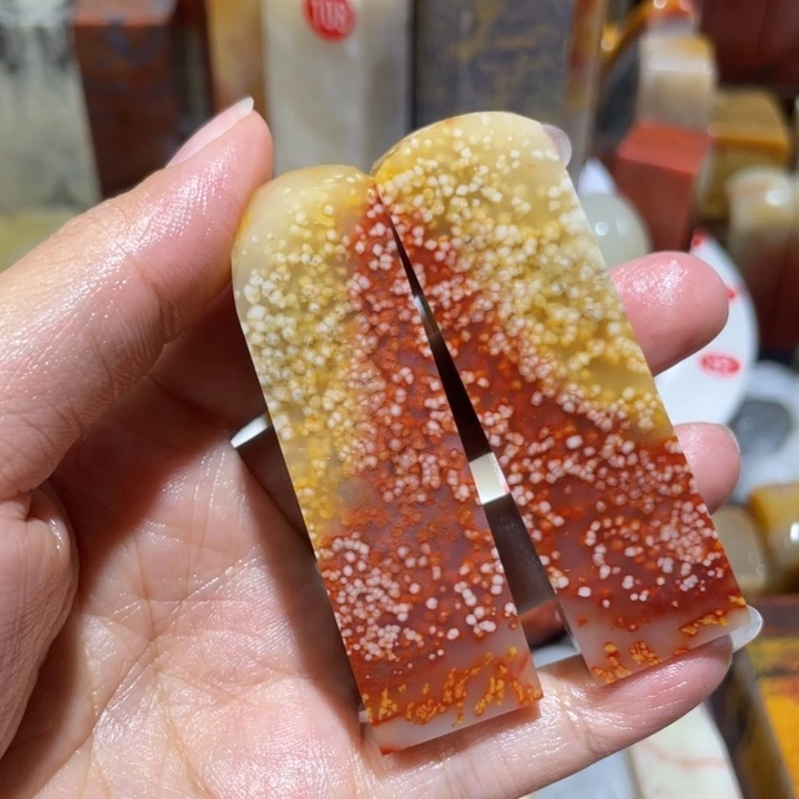 红***b寿山石印石素章印章