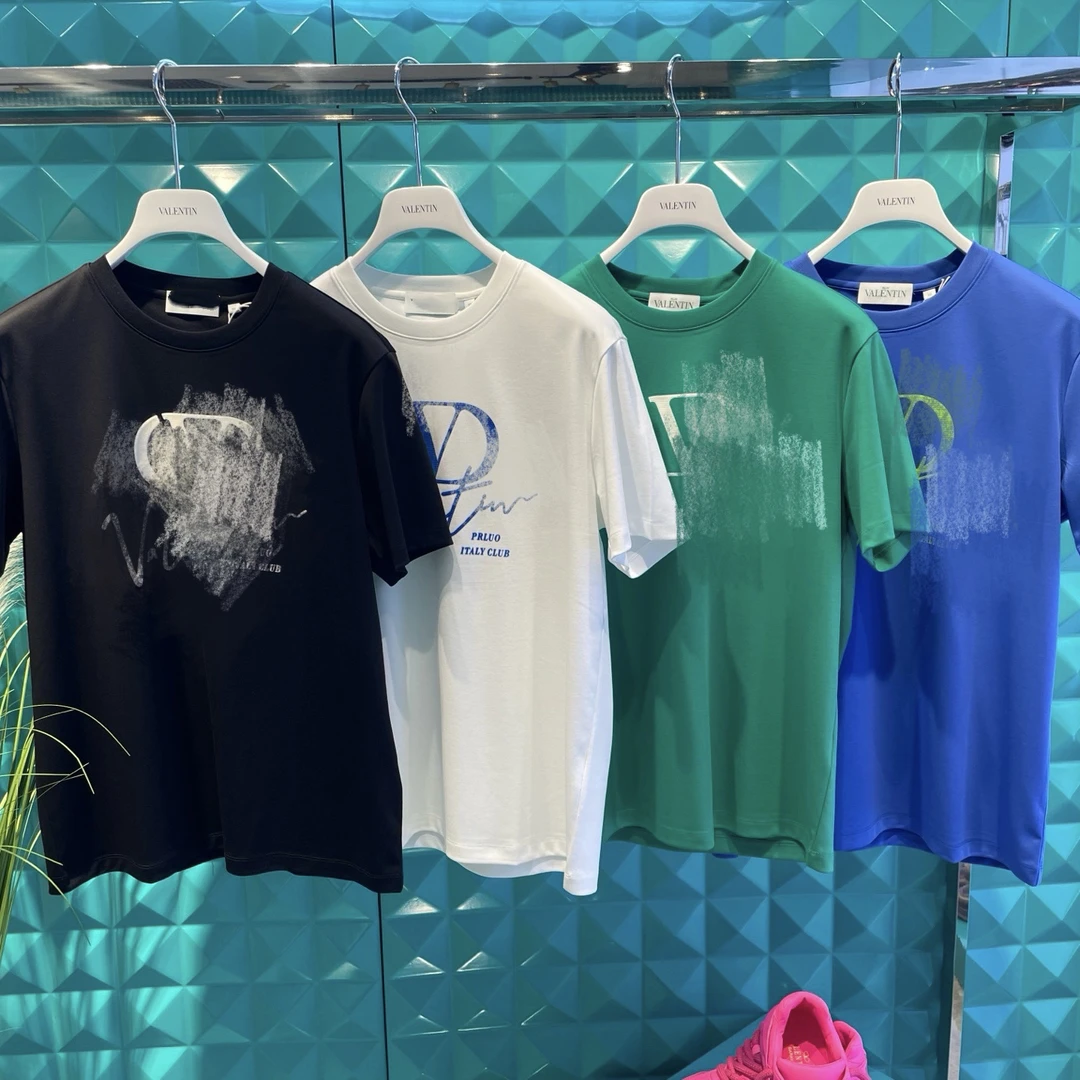 男款印花圆领潮流定制埃及长绒棉T 7086