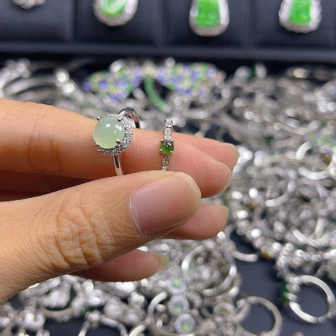 未镶嵌戒指翡翠天然A货