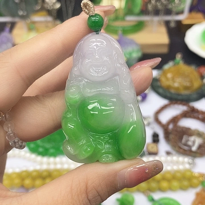 翡翠未镶嵌颈饰项链21