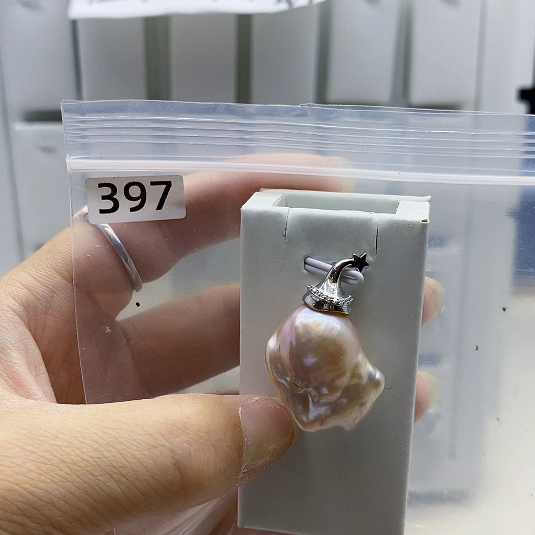 颈饰合金淡水珍珠