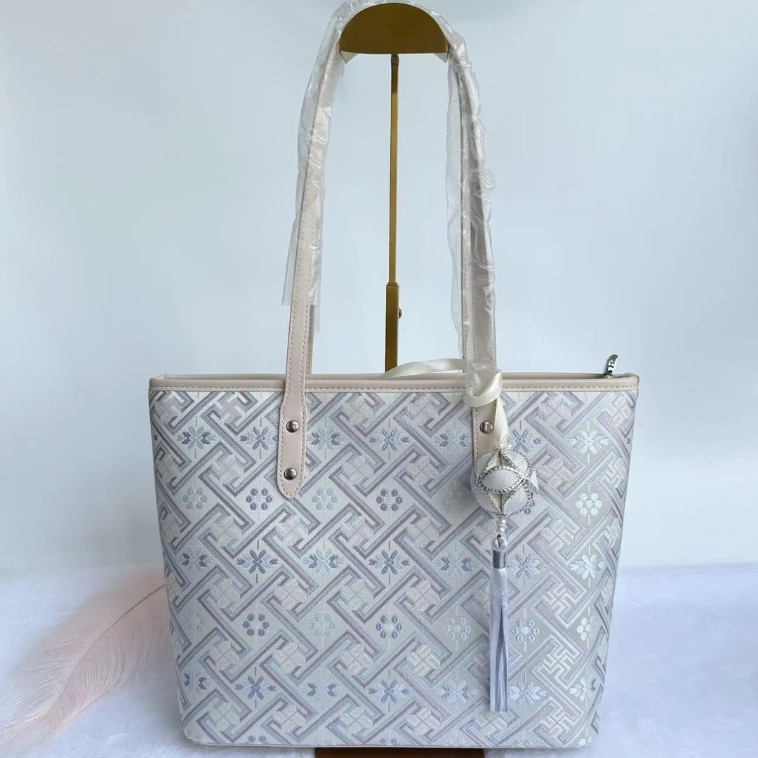 广西壮锦托特包大容量新中式复古风女士实用百搭包包