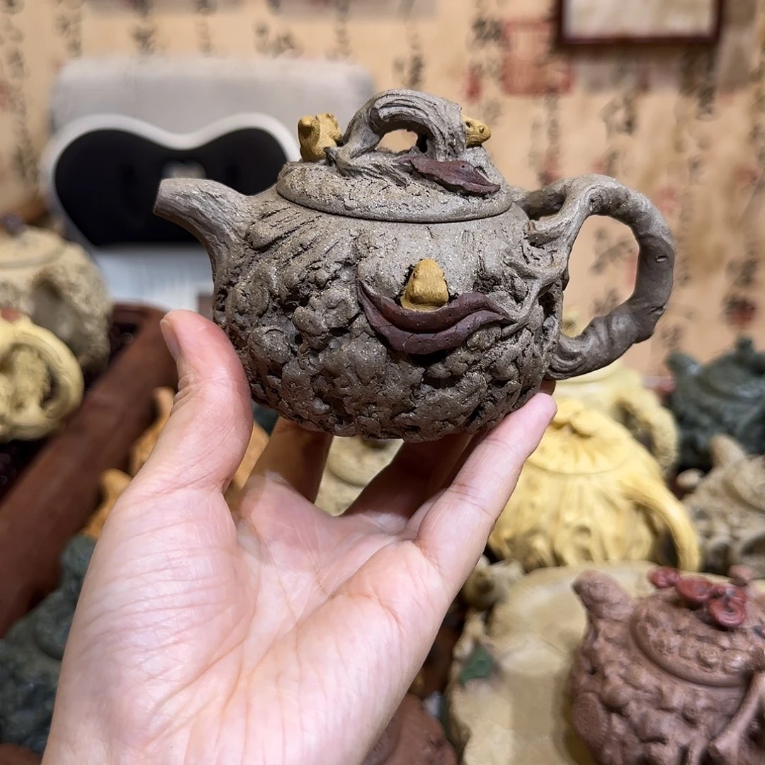 茶壶紫砂青灰供春