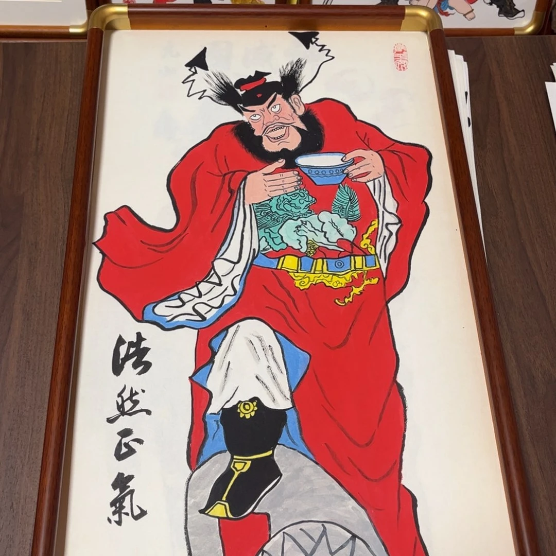 国画纯手绘禅意画作品