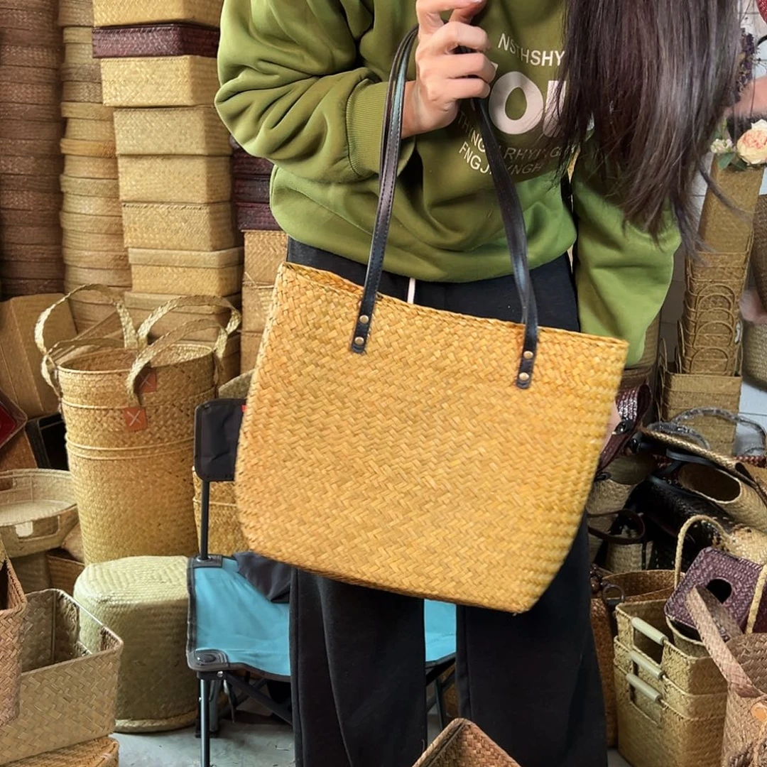 草编草编包/草编收纳盒微瑕疵