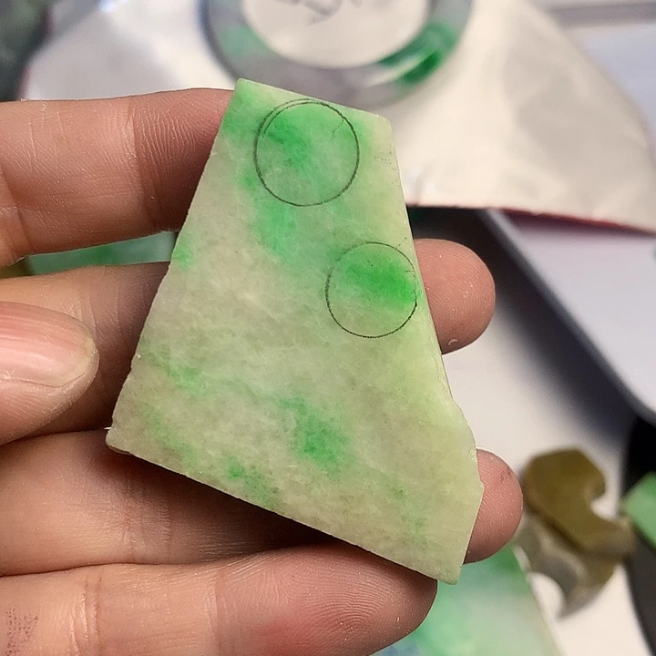 翡翠散珠天然翡翠A货