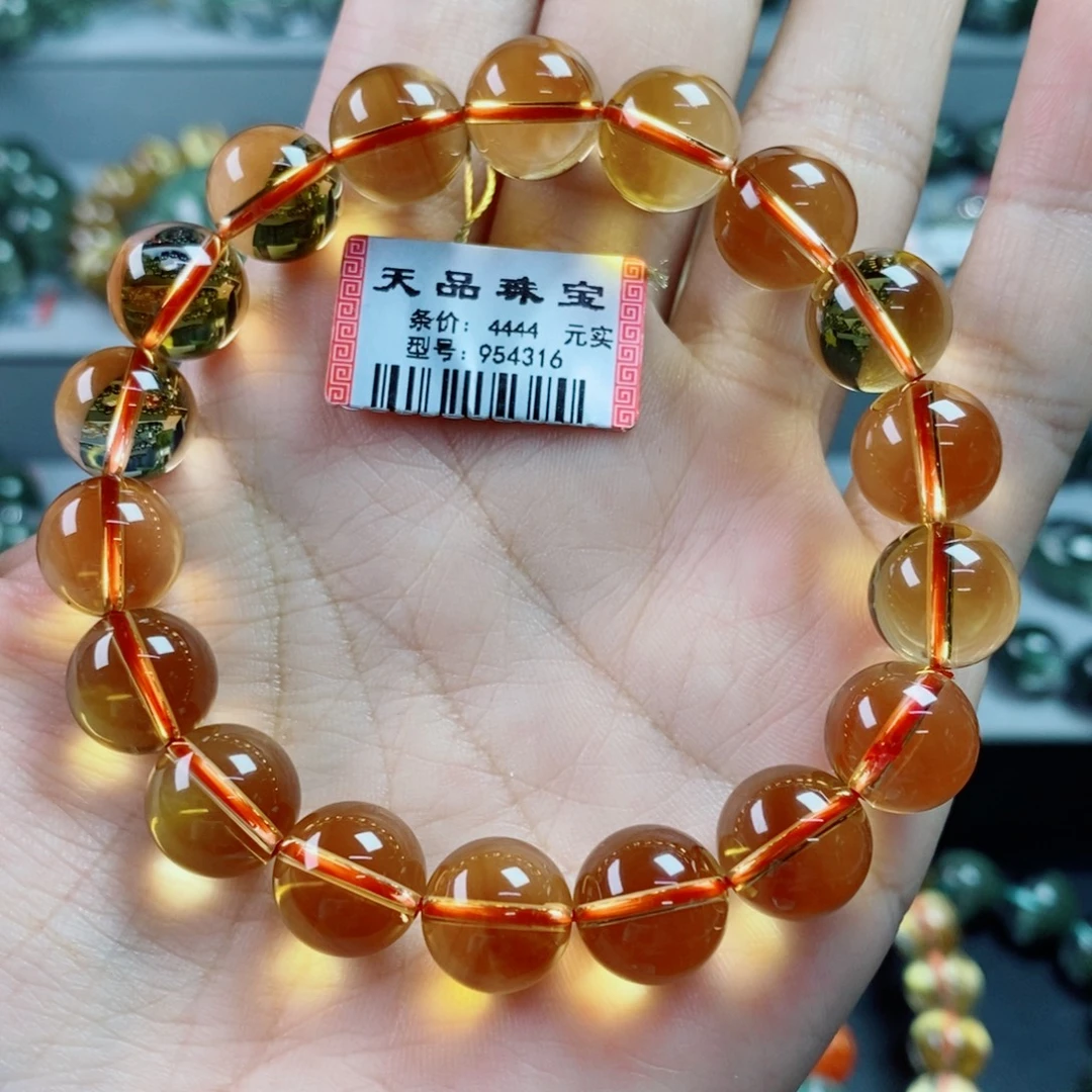 未镶嵌手链水晶黄水晶954316
