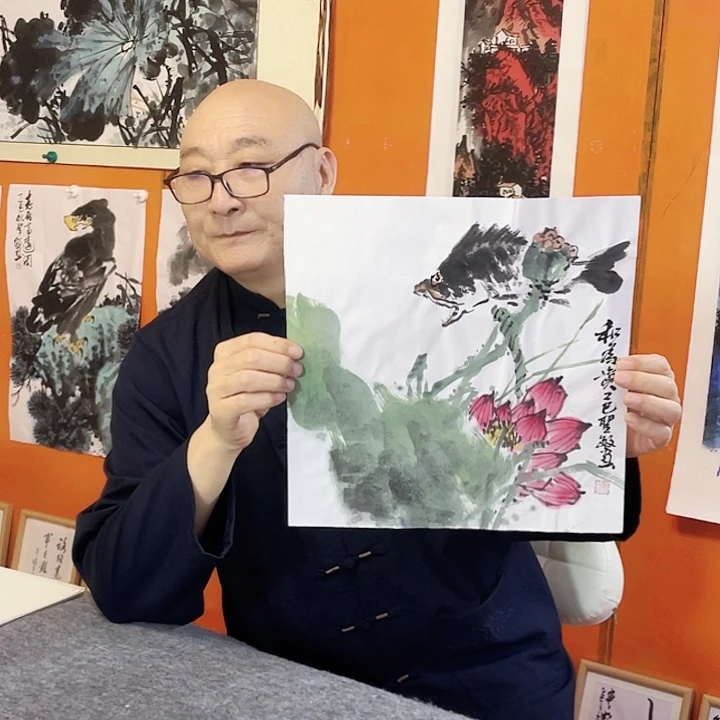国画张圣敏先生纯手绘作品