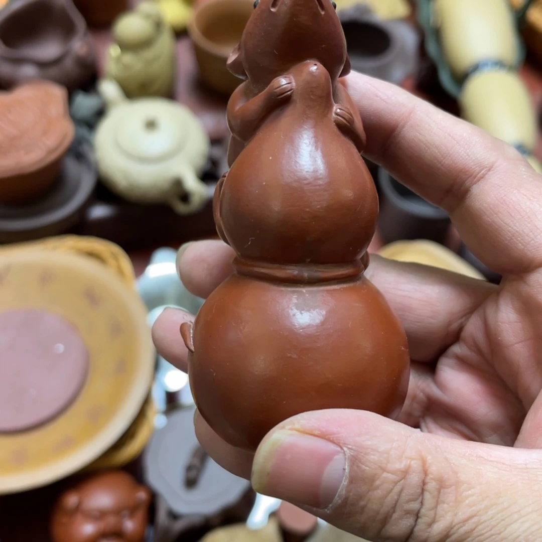紫砂茶宠紫砂瑕疵