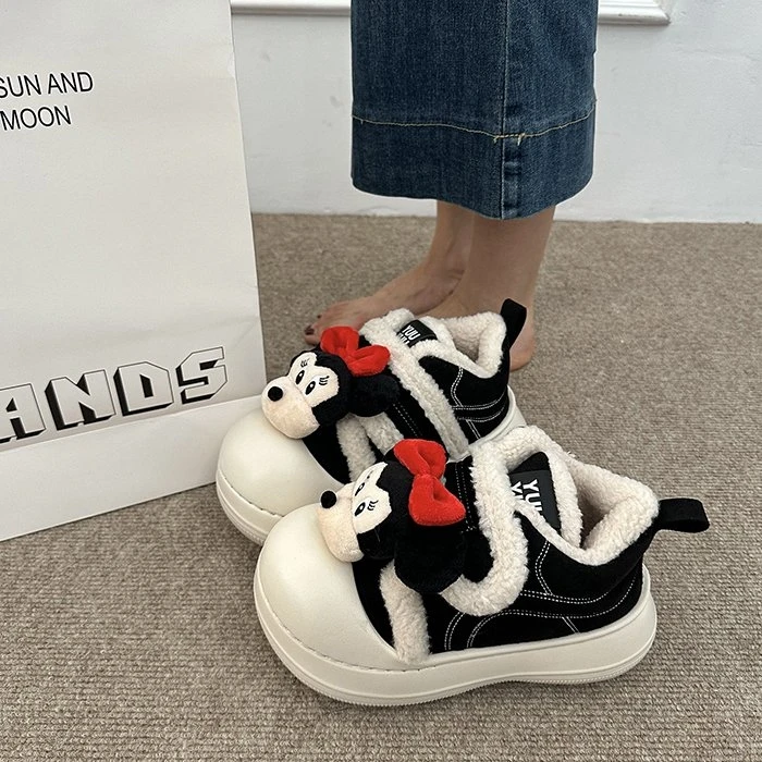 棉靴/毛靴潮流风秋冬雪地靴棉鞋韩版冬季纯色休闲风