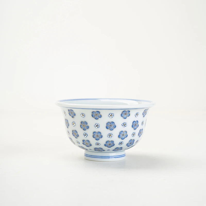 【晚晚专属】099故宫·金银错梅花大压手杯100cc