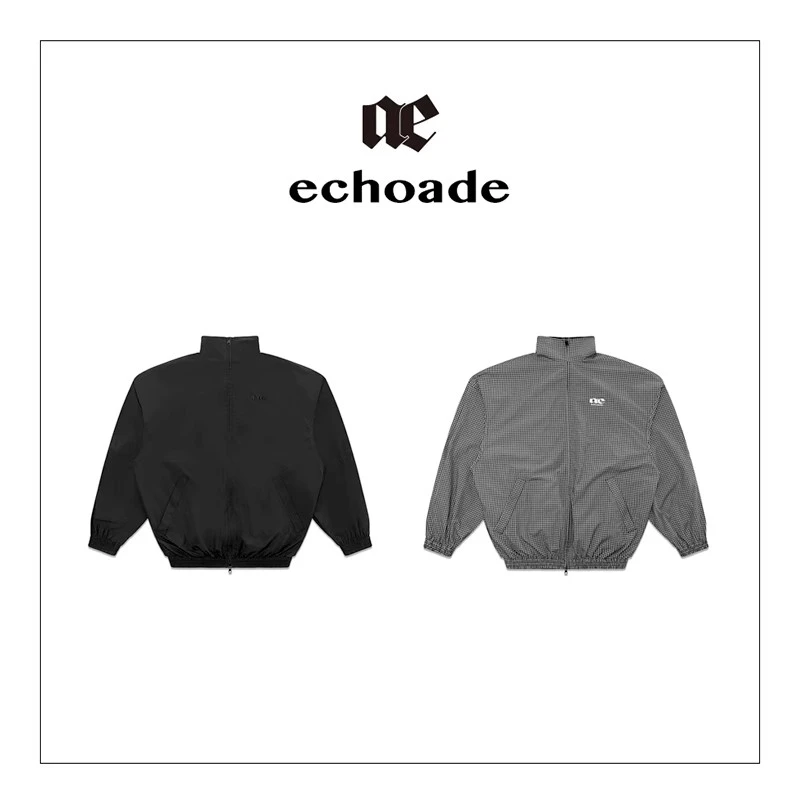 【茉舍】ECHOADE  两面穿宽松立领运动夹克外套EA251W0016-1580