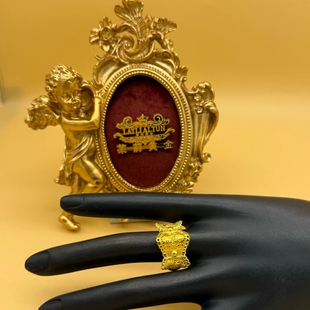 A播 5.78g足金999戒指 d小众 婚庆 礼物 黄金