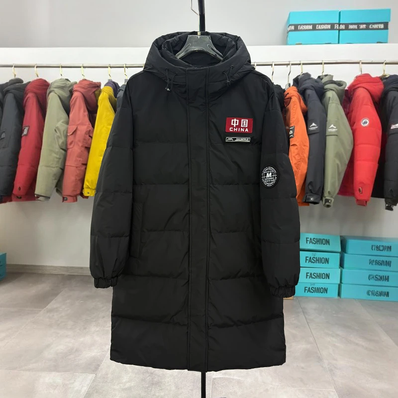 8120 2026冬季保暖锁温防寒服中长款男士百搭休闲潮流男士外套