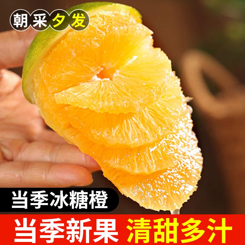 云南当季新鲜哀牢山青黄皮冰糖橙橙子水果清甜多汁皮薄肉厚