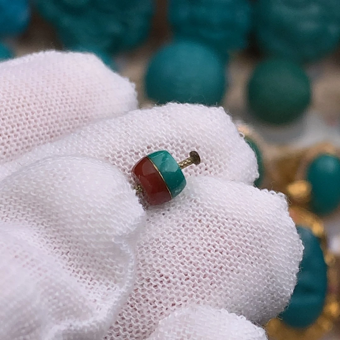 未镶嵌绿松石珠宝奇石5.5mm