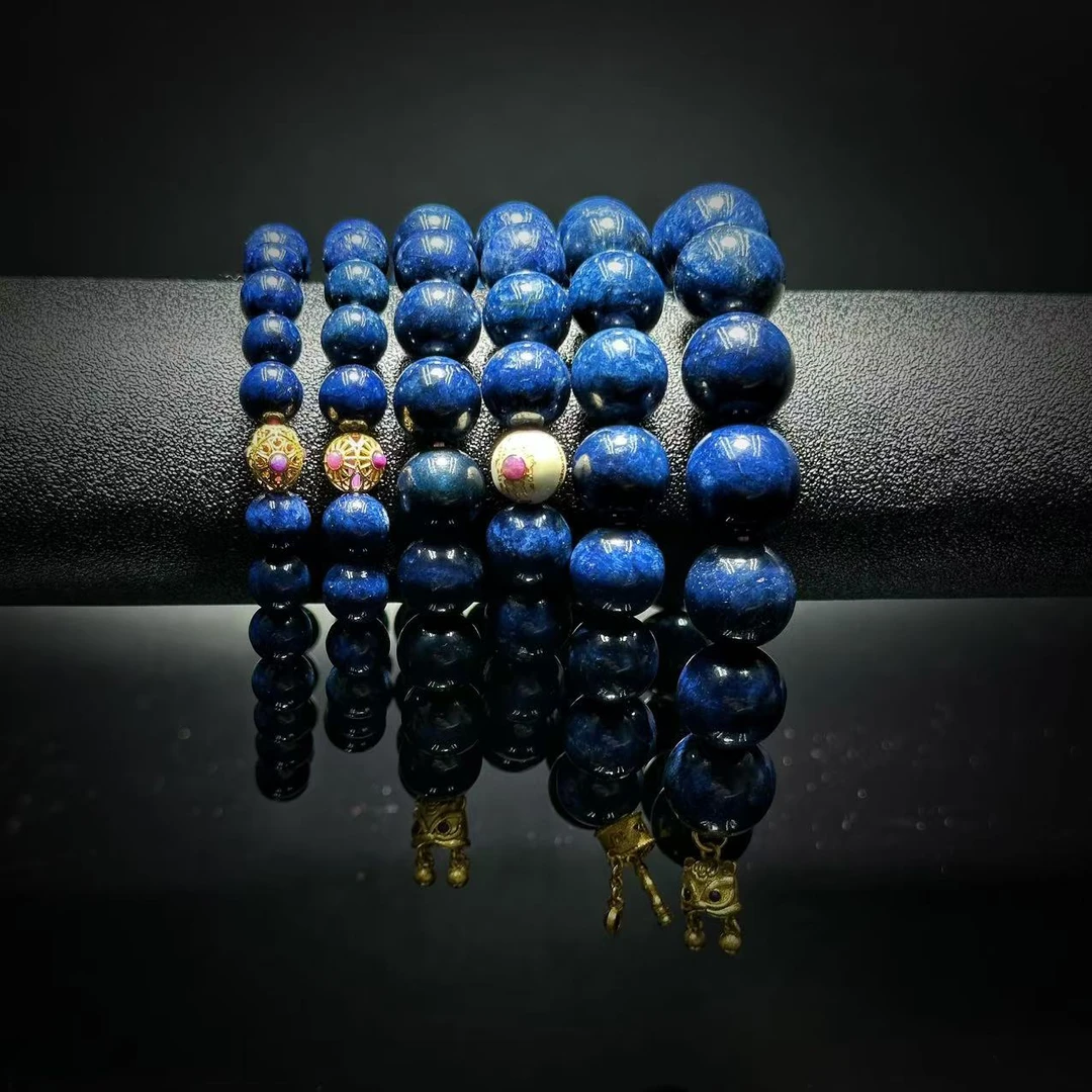 【缪老师严选】YS9857 星际蓝 小舒圆珠手链 多样性发其一