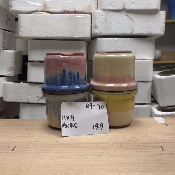 紫砂花盆多肉花盆微瑕20