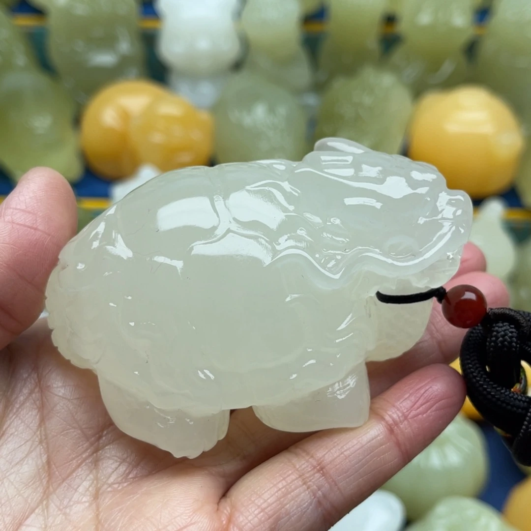 玉天然桌面小摆件