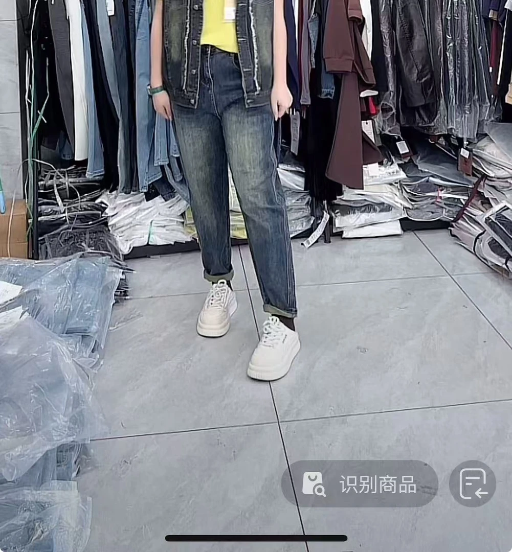 【春款现货】怀旧蓝老爹牛仔裤2662