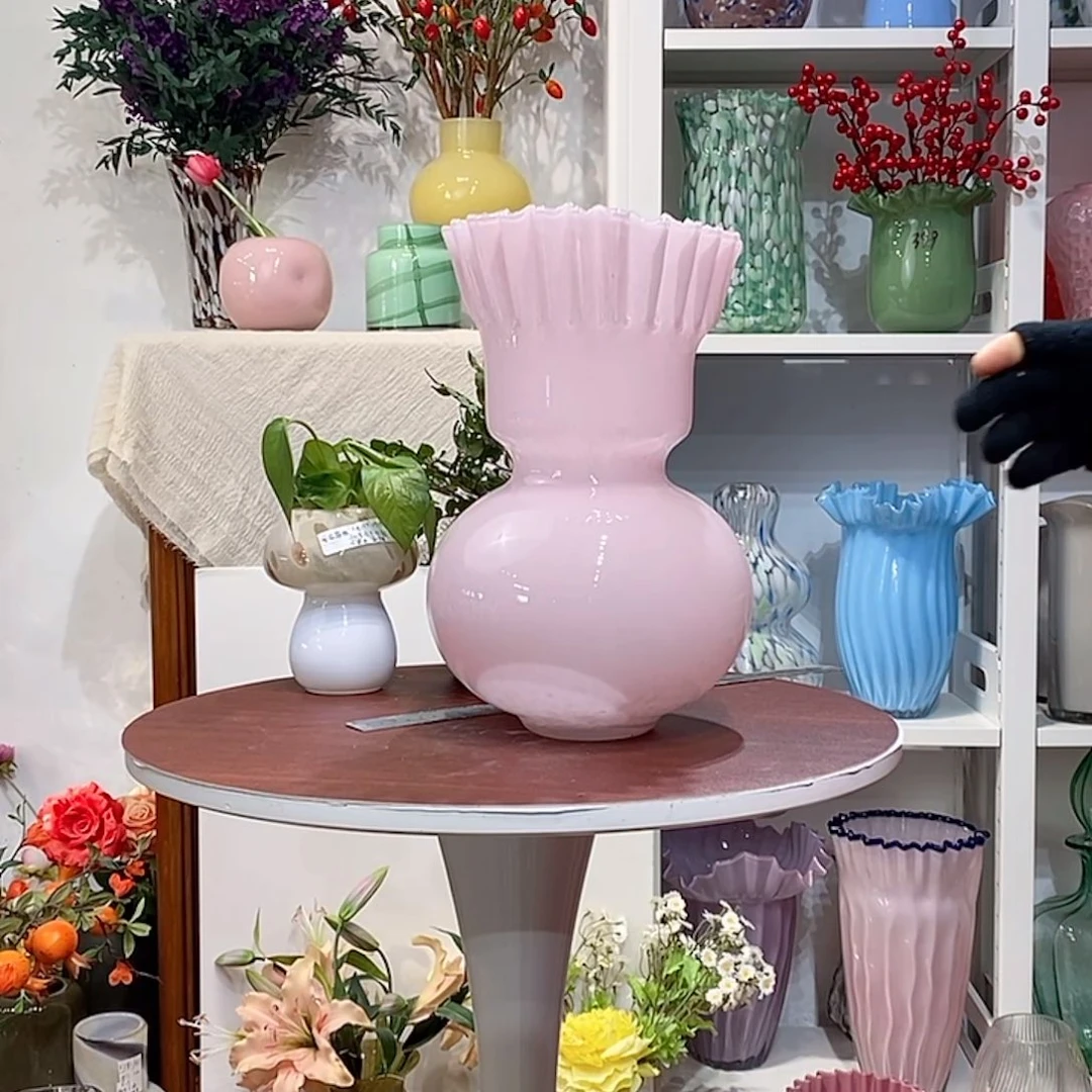 原色 多气泡 口16.5高31.5内口7.5宽17