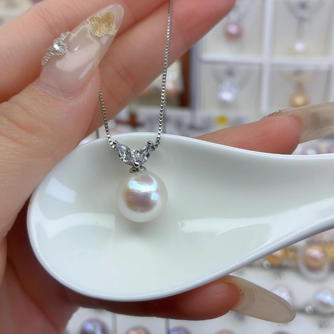 合金淡水珍珠颈饰F