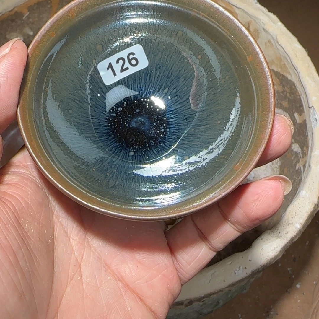 茶盏焦源柴烧自然还原126