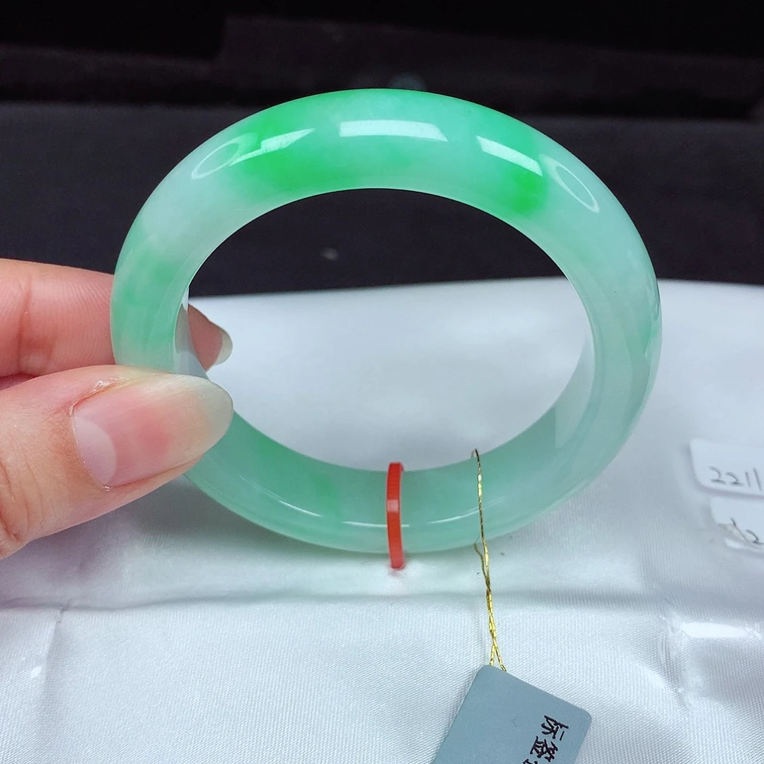 未镶嵌手镯翡翠52圈112