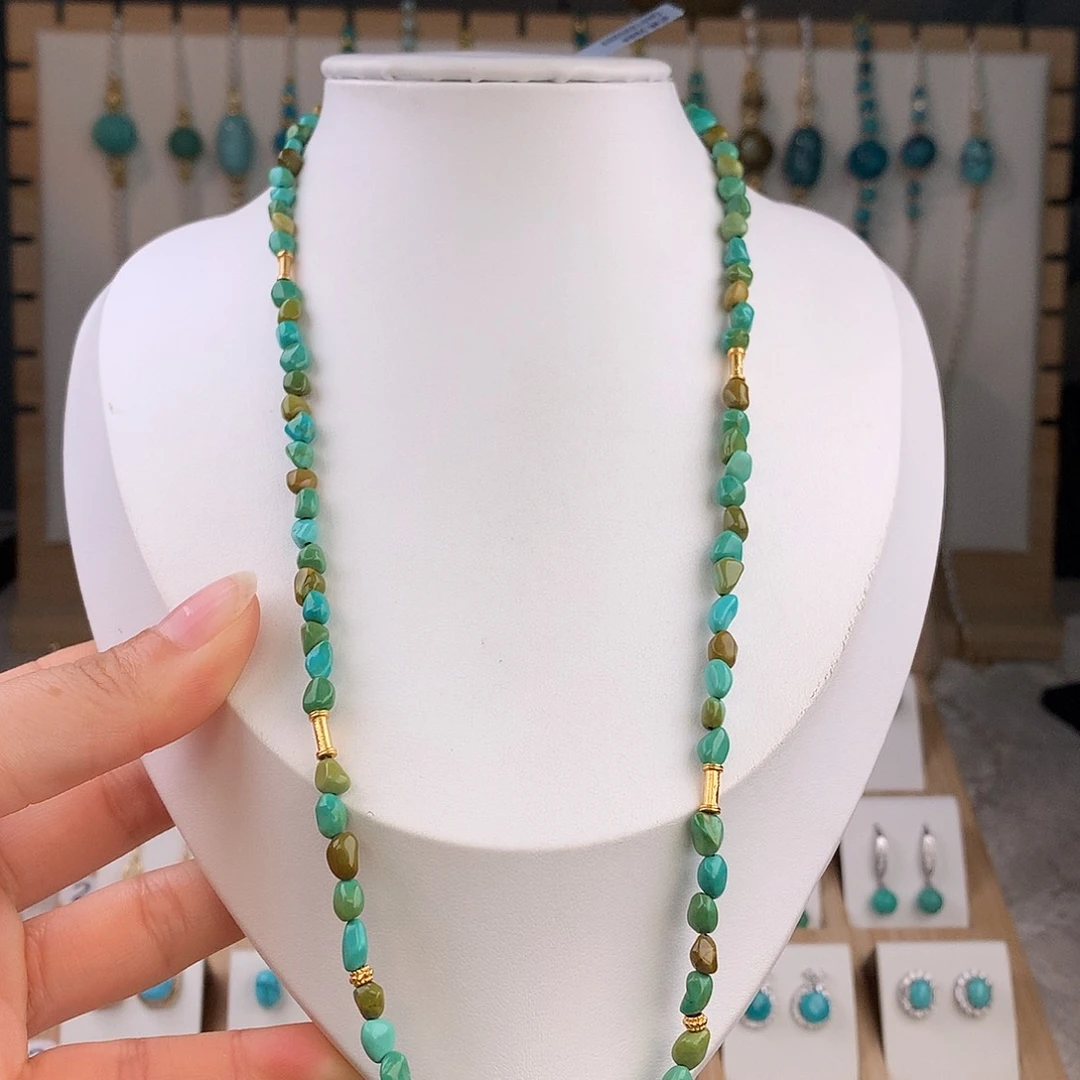 绿松石未镶嵌颈饰