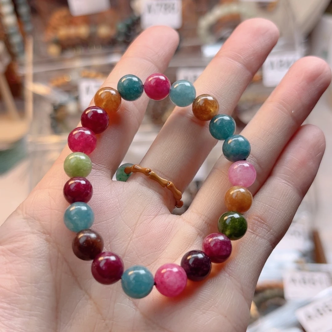 白玉菩提吊坠阿白玉菩提碧玺