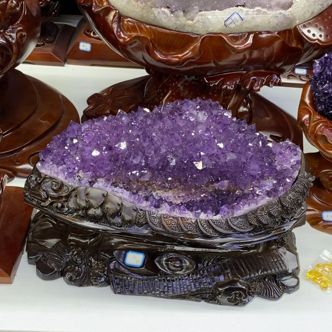 紫晶大型摆件（非配饰）未镶嵌莹