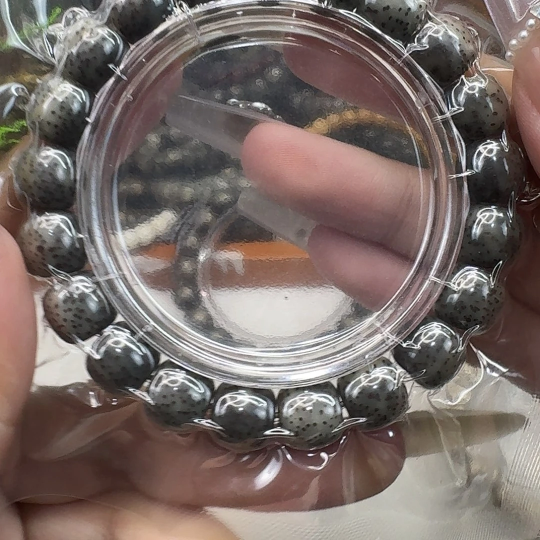 星月菩提手串56高端黑冰果冻11 10