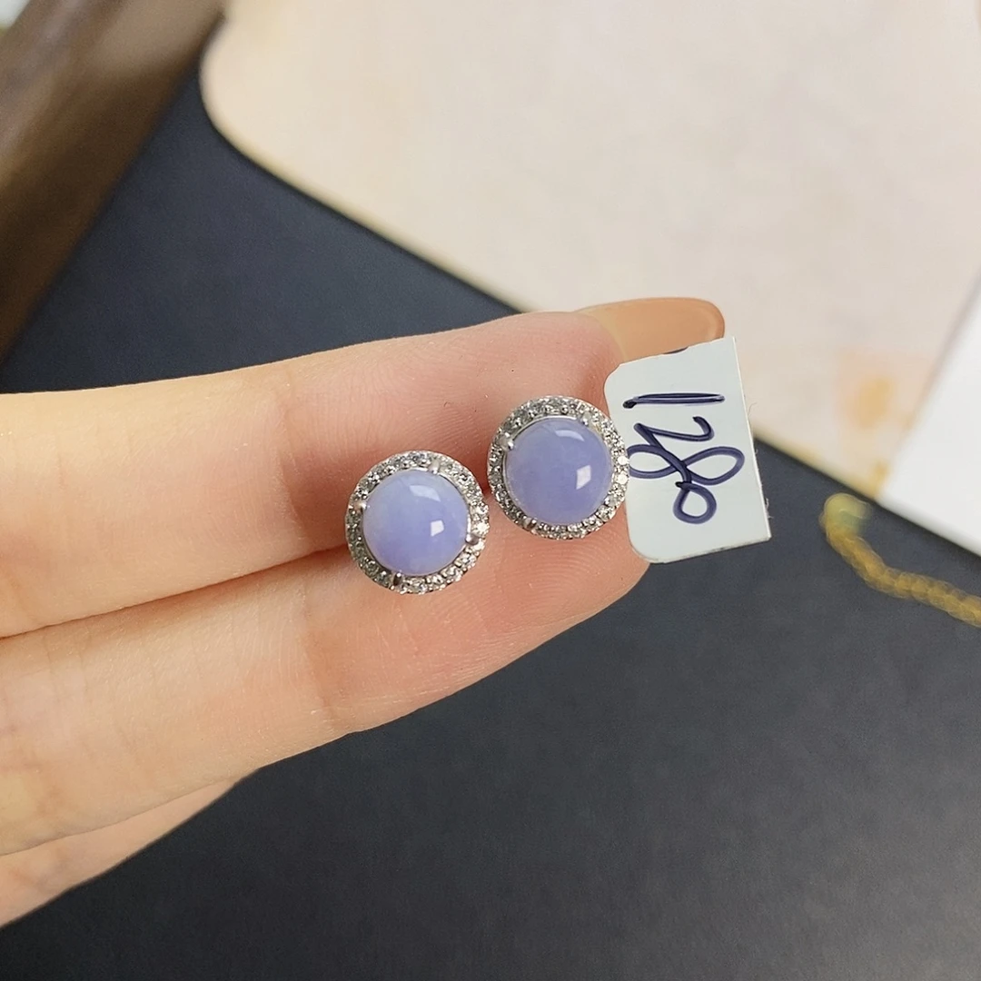 翡翠银S925镶嵌吊坠(赠链)