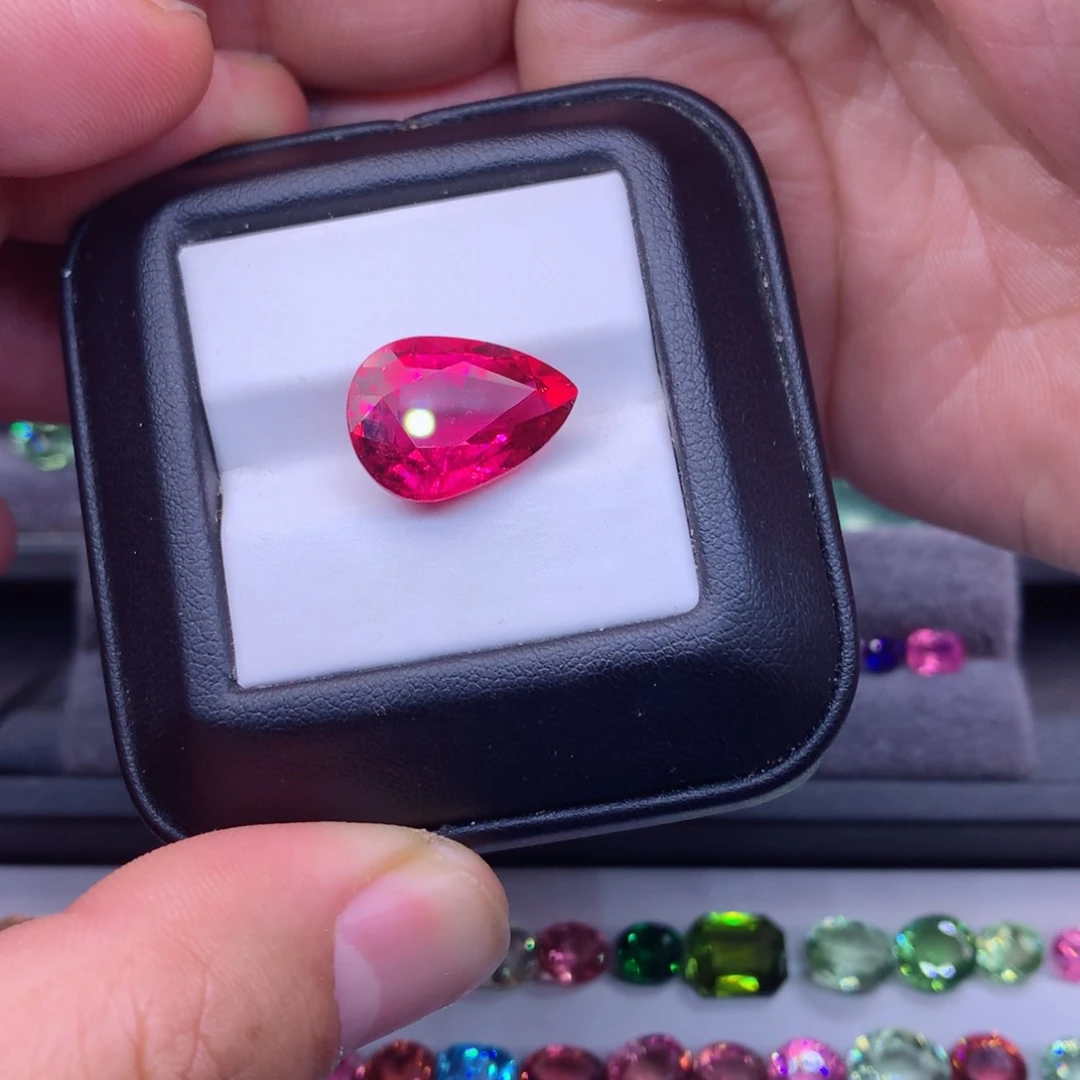 【闪购商品】无未镶嵌碧玺天然11.47ct碧玺卢比来