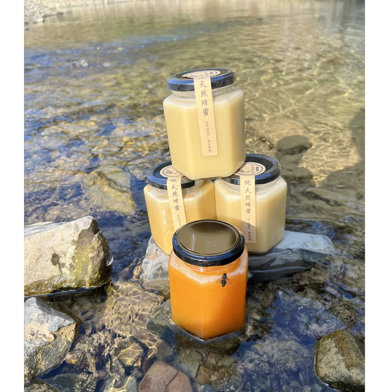 液态蜜冬天结晶型云贵高原大山深处苗家自养百花蜂蜜冬蜜木桶蜜