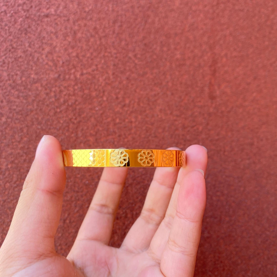 A283-云上花朵龙鳞手镯