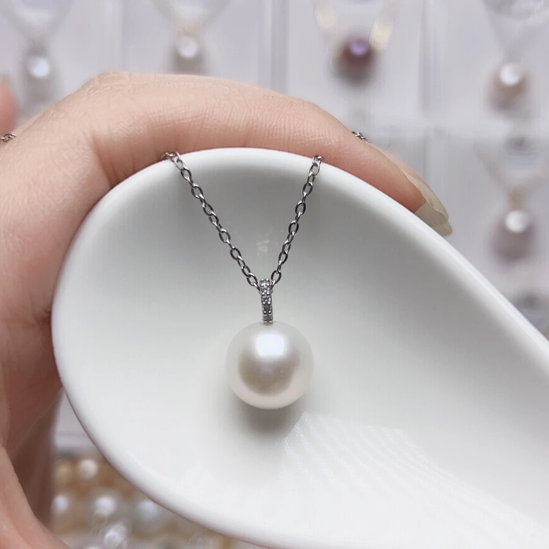 淡水珍珠未镶嵌吊坠(赠链)