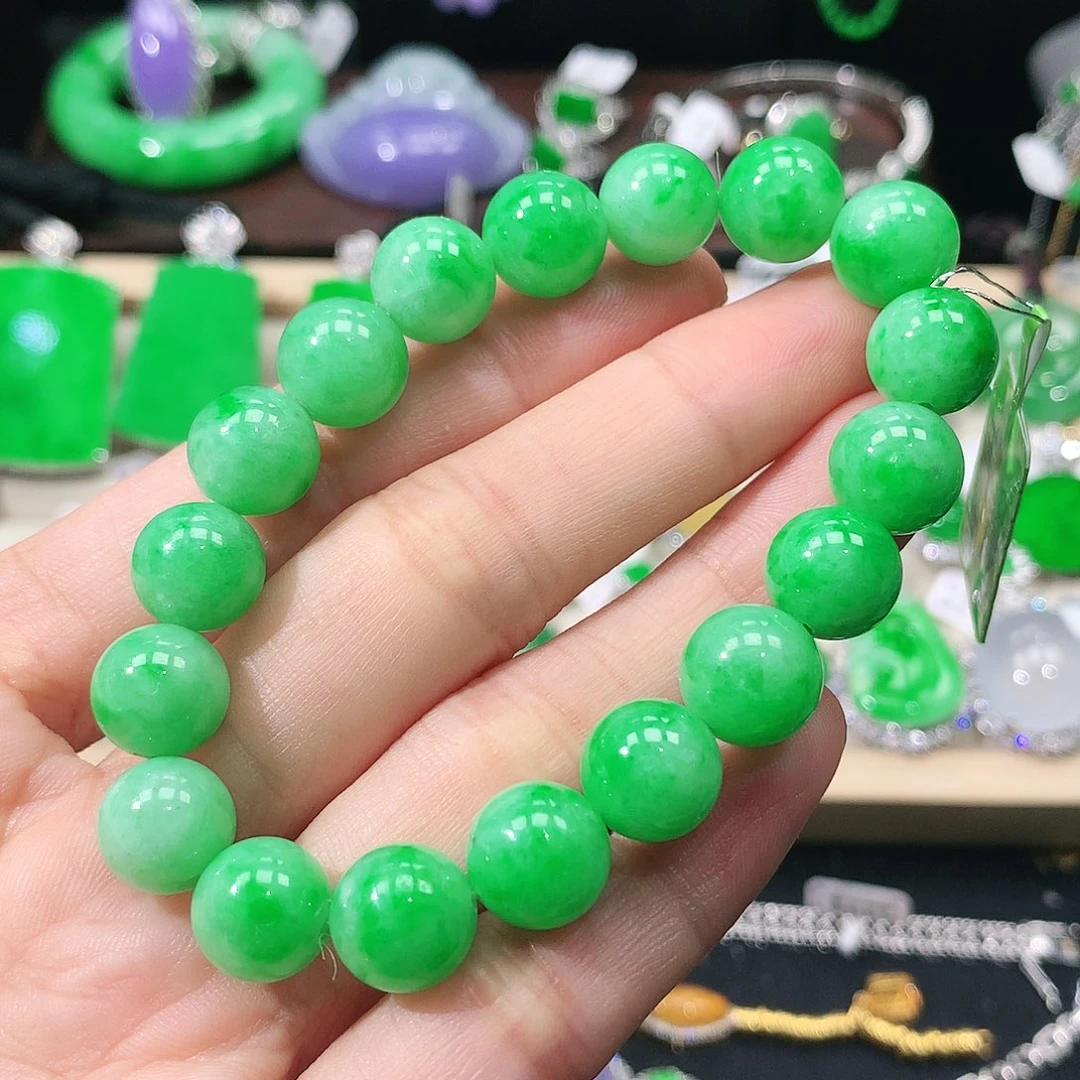 未镶嵌手串翡翠翡翠