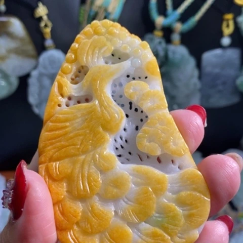 【闪购商品】颈饰未镶嵌翡翠凤凰