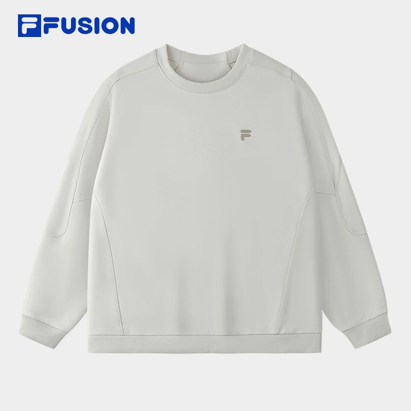 Fila/斐乐男款休闲圆领卫衣冬季新款基础休闲针织运动上衣套头衫