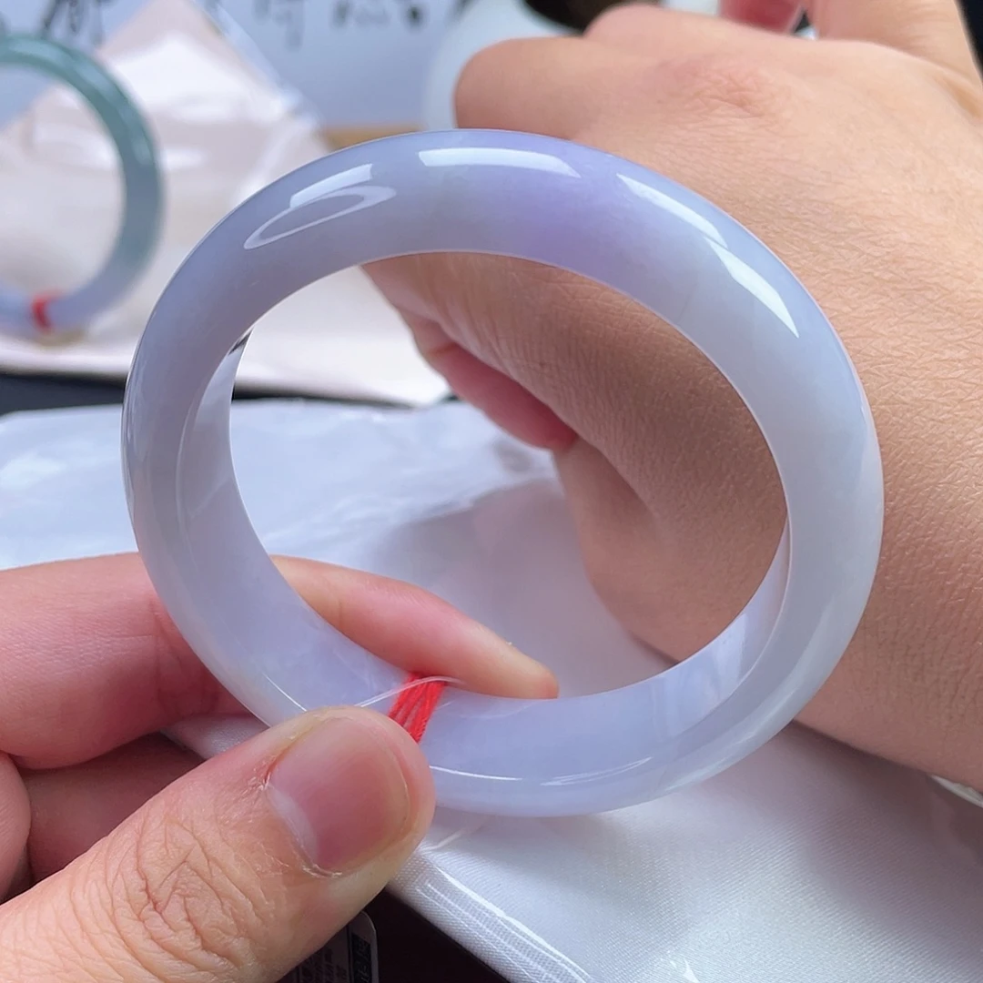 翡翠未镶嵌手镯正圈07