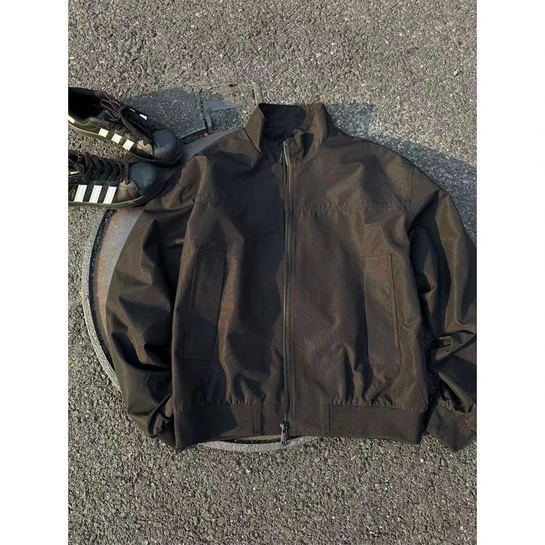 cleanfit短款飞行夹克工装外套秋季显壮穿搭宽松廓形美式休闲外褂