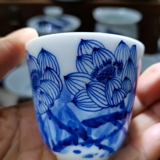 杯张学鸿老师青花